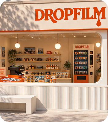 DROPFILM 무인 매장 관련 이미지