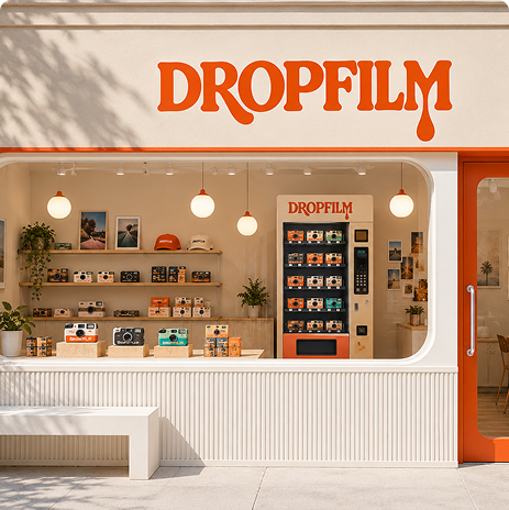 홍대점 DROP FILM 매장